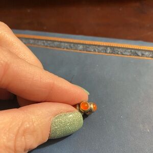 Pandora moonstone charm orange